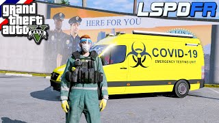 GTA V - LSPDFR มาเป็นตำรวจในเกม GTA V จ่าตั้ม อึ้ง! โดนผู้ป่วยติดเชื้อไวรัส ไอใส่หน้าตำรวจ!! #147
