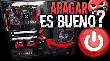 ¿Apagar un PC lo daña?