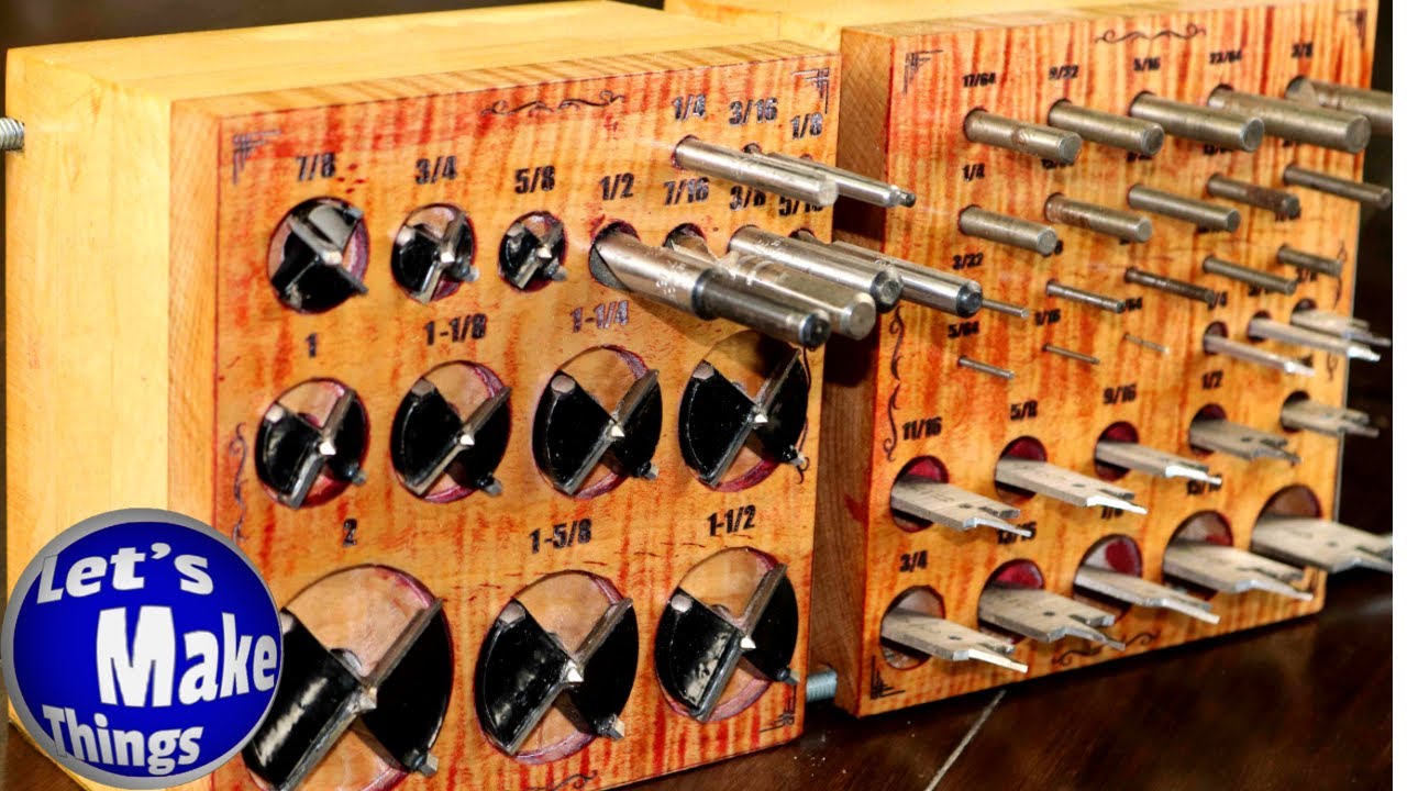 Make a Drill Bit Butcher Block YouTube