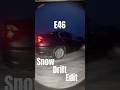 is this rowdy enough?  E46 320i snow drifting #e46 #drift