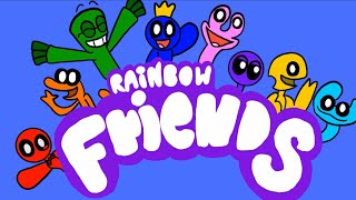 Rainbow Friends Cartoon Smiling Critters But Its Rainbow Friends