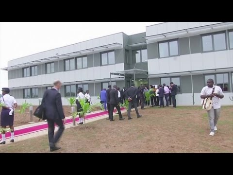 Gabon Inauguration de lagence dtudes et dobservation spatiales