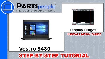 Dell Vostro 3480 (P89G005) Display Hinges How-To Video Tutorial