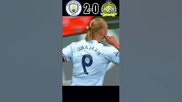 Al Nassr VS Manchester City Imaginary Match #ronaldo vs #haaland #football