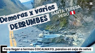 🇵🇪 UN DESAFíO, llegar a BAÑOS de COCALMAYO, ADRENALINA y ruta extrema a SANTA TERESA