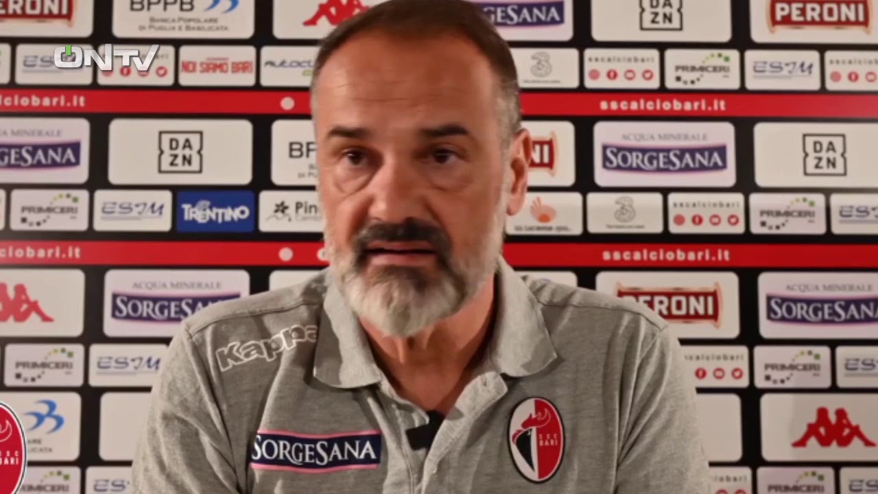 ONTV: Vincenzo Vivarini pre Bari-Ternana (Playoff serie C) - YouTube