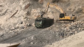 Excavator Working On Construction Quarry - Excavator Vlog by Cat Excavator Vlog 8 views 2 years ago 6 minutes, 44 seconds