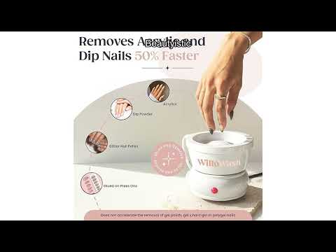 Willowash Electric Nail Soaking Bowl Review: 50% Faster Acrylic & Dip Removal at Home