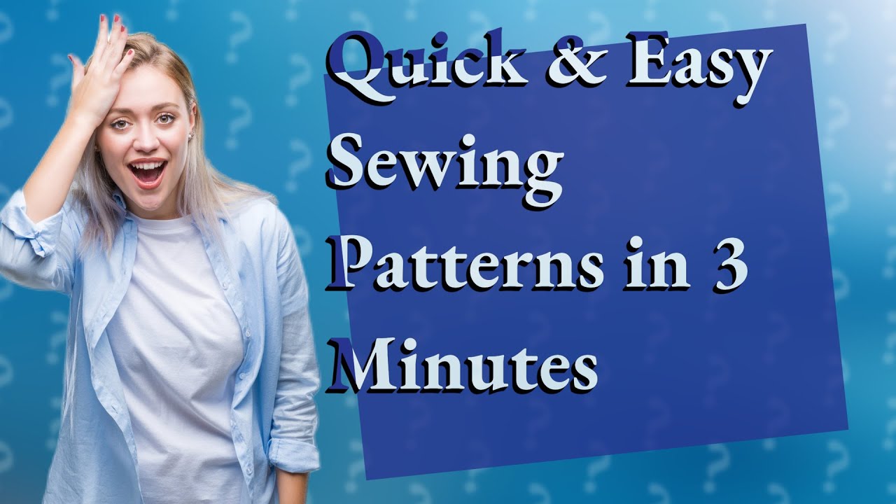 How Can I Create My Own Sewing Patterns in Just 3 Minutes? YouTube