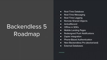 Backendless 5 Release Overview (webinar)