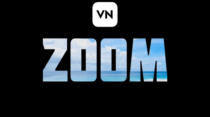 Create Zoom Through Text Effect with VN Video Editor !