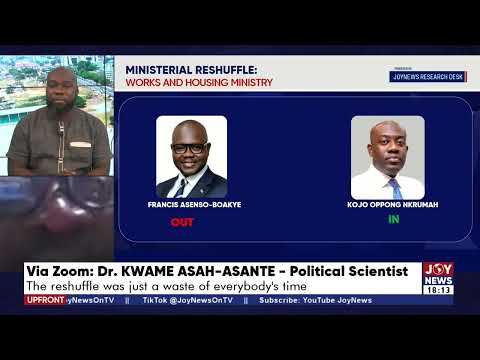 Ministerial Reshuffle: A strategy for the 2024 elections? | Upfront with  Winston Amoah (15-1-24)