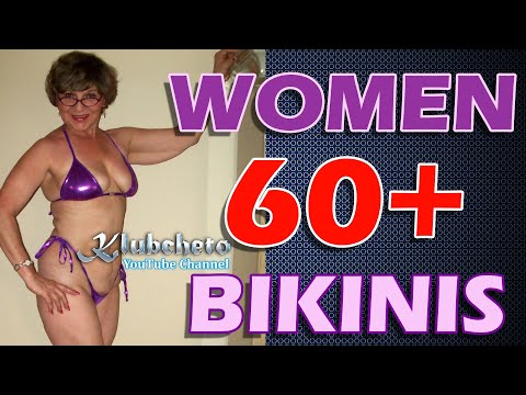 Older Women In Bikinis And Swimsuits | Attractive Granny Over 60