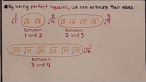 8th Grade Math 1.3a, Comparing Irrational Numbers