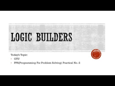 GTU Practical || PPS || C Programming || Area Of Triangle || Logic Building