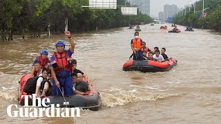 Severe rainfall from Typhoon Doksuri causes floods across northern China