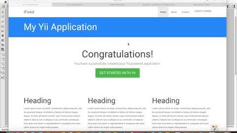 #14 Yii2 Workshop - แก้ไขหน้า Index ของ Web Application