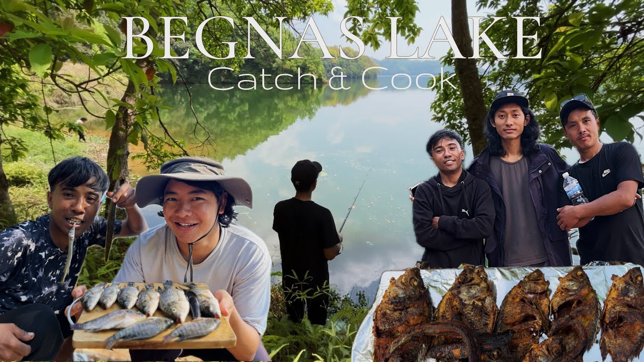Begnas tal ma fishing jada Naya Rod 🎣 nai bachyo😥 || CATCH & COOK || @June wild  Monster