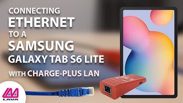 How to get a wired Ethernet connection on the Samsung Galaxy Tab S6 Lite