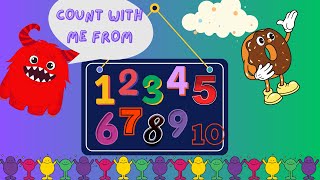 Number Song 1-10 For Children | Counting Numbers |Number Rhymes for Children |