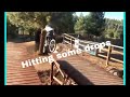 Doing some drops at the Truckee Bike Park