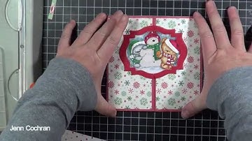 Gate Fold Window Card By Jenn Cochran