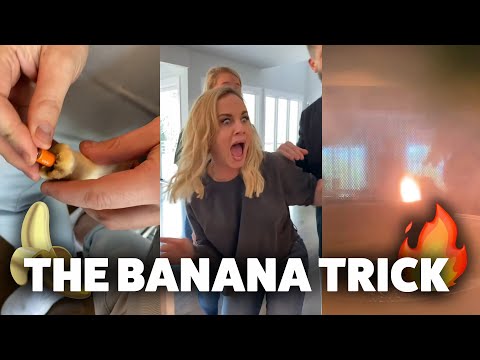 Exploding Banana Microwave **PRANK** | The Adley Show