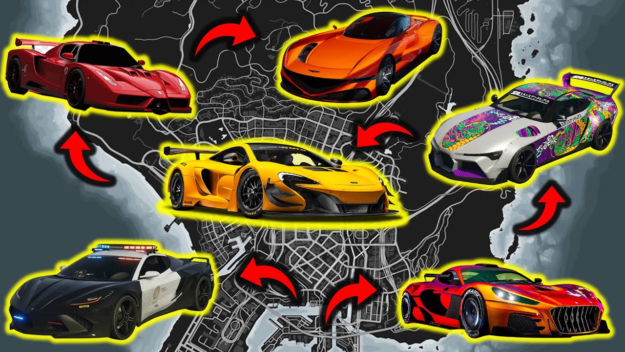 GTA 5 All New Story Mode Rare Cars Locations 2025 XBOX PC PS4 PS5 