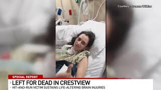 Left for dead: Florida woman hit by car sustains traumatic brain injury