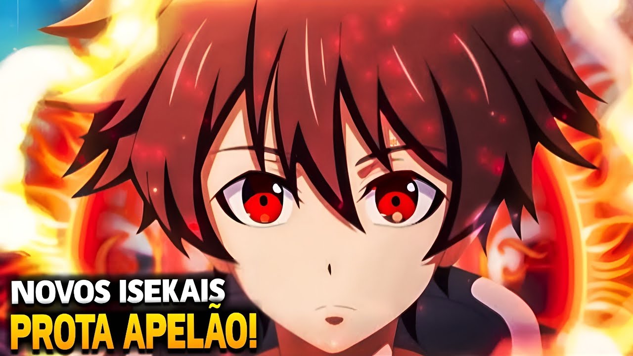 7 NOVOS ANIMES ISEKAIS DUBLADOS COM PROTAGOSNISTA