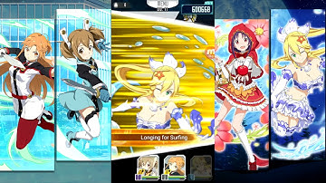 [SAO: Memory Defrag] FIXED Onikiri Master M+1 (24s) OS Asuna + Ninja Silica + Princess Leafa