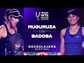 Garbiñe Muguruza vs. Paula Badosa | 2021 WTA Finals Semifinal | WTA Match Highlights