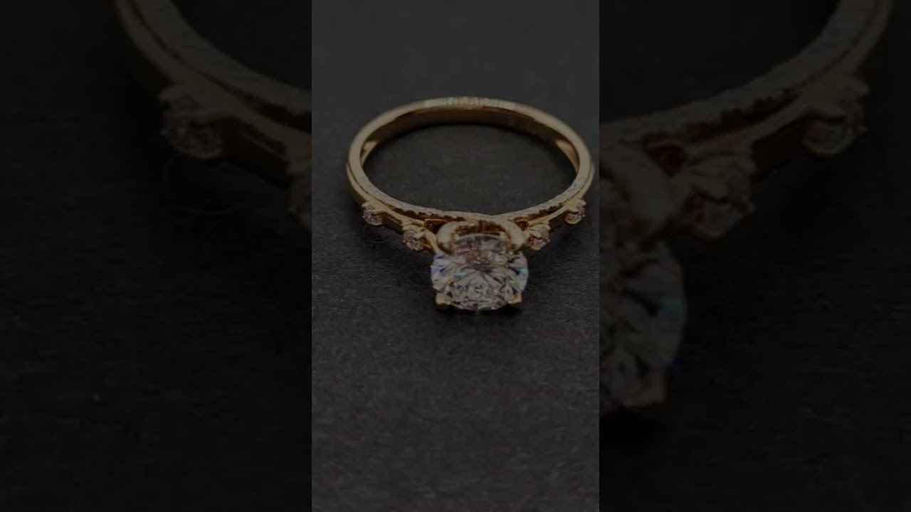 Wonderwoman needs Ring?💎 Eleganter Diamantring in 750er Gelbgold – Luxus trifft Handwerk! | Kalidona