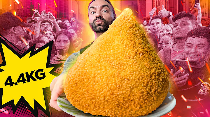the STREET CLOSED seeing CORBUCCI devour a 5kg COXINHA!!