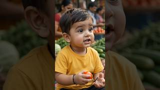 Reporter Asked About Salary, Shocked by Baby's Answer! 😂🥬 #shorts