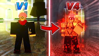 Going From Human V1 To V4 AWAKENED in One Video | Blox Fruits