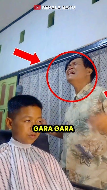 Gara Gara Cukur Rambut, Pria Ini Menjadi Viral Seindonesia #videoviral #cukur #nyanyi