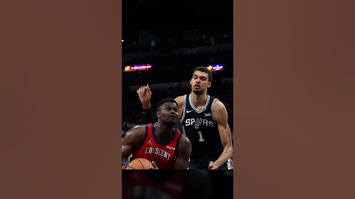 Zion teaches Wemby a lesson 😳