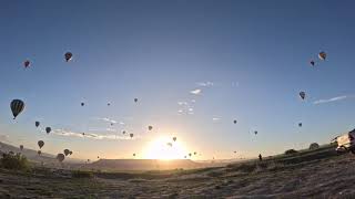 Каппадокия воздушные шары 2024 Таймлапс GoPro12