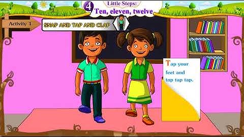 ENGLISH II STD 5 II UNIT 4 II TEN ELEVEN TWELVE IIACTIVITY1 II SNAP AND TAP AND CLAP IIBOOK II