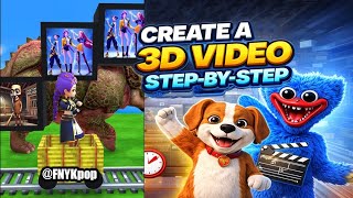 Step-by-Step Guide to Creating a 3D Video in 1 Hour Help Rumi Finish Her Song Monster Catches Her!