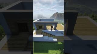 Build this modern house in 60s #shorts #minecraft