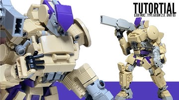 How to Build a Lego Mech: Valkyrie MOC Tutorial (Type Axiom 2.0, Unit 03)