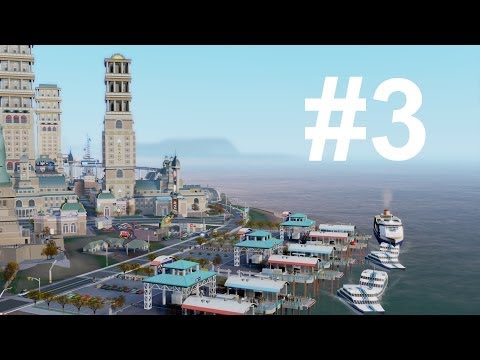 Видео: SimCity 5 (2013) Города будущего - Туристический город #3