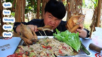 noj qaib kheej ntxuag qhaub poob tuav qab li qab