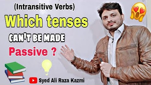Which tenses can