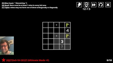 14 Minesweeper Variants Episode 16 - Quad + Triplet and Outside + Triplet