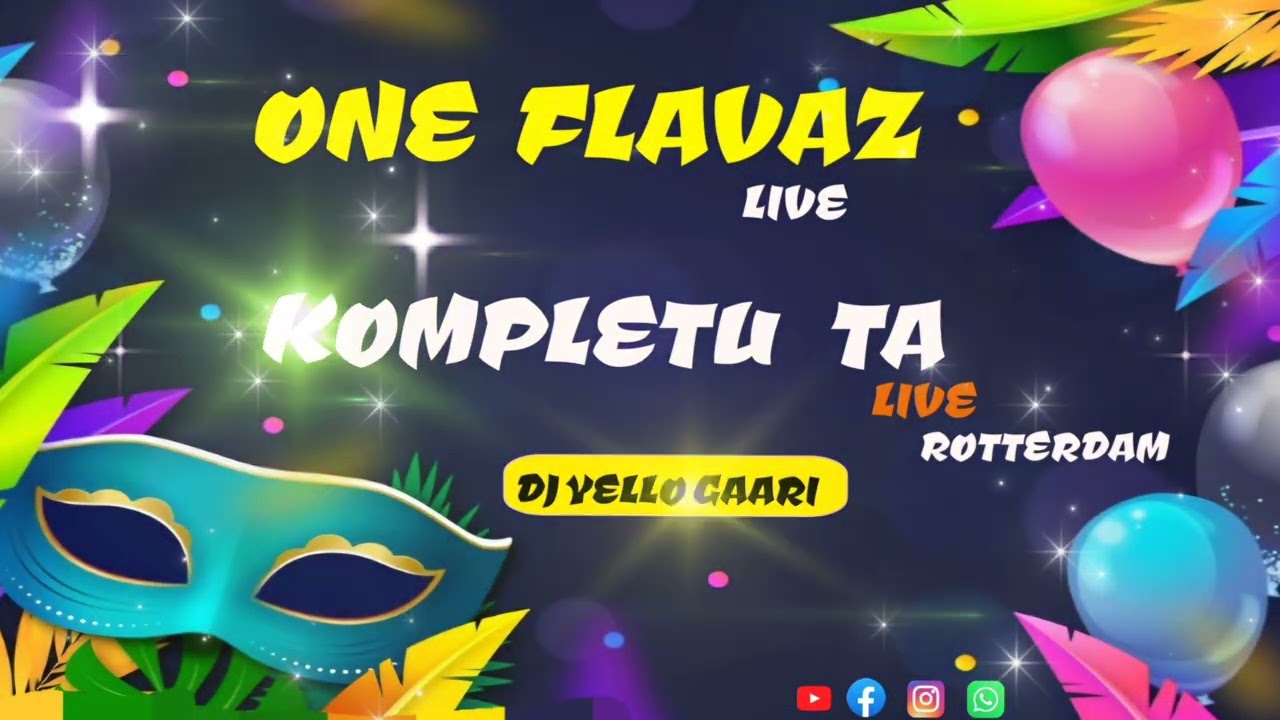 ONE FLAVAZ👑 LIVE 🔥DIBO D🎤👑🔥KOMPLETU TA 🎉LIVE🔥LEGACY GROUP💃ZOMERKARNAVAL 💃🎉🔥DJ YELLO GAARI🔥
