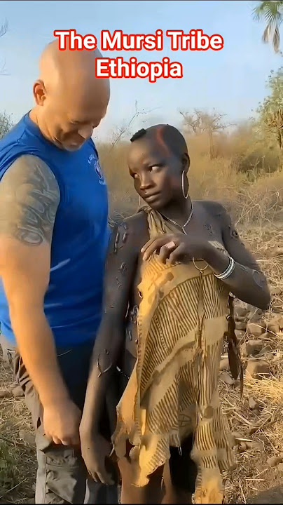 The Mursi Tribe #foryou #love #tribe #ethiopia #shorts #viral #travel @donkeytube.eshetumelese