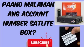 Paano Malaman satlite box account number?#satliteboxnumber #howtoknowsatliteboxnumber##saanhanapin